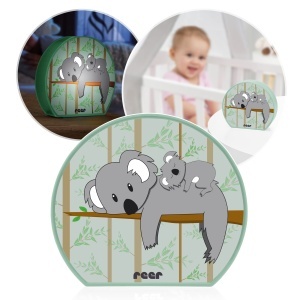 Lampa de veghe Reer MyBabyLight Koala LED siguranta pentru copii gri deschis