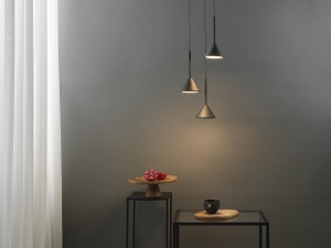 Lampa decorativa LEDVANCE Fuji 3xPendant, 13W, 3000K, Negru - Img 2