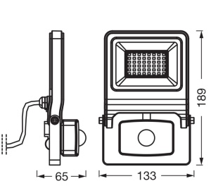 Lampa exterioara cu senzor Osram ENDURA, 3000K, din aluminiu reciclat - Img 3