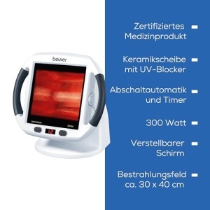 Lampa infrarosu Beurer IL 50 300W Timer 15 min Alb - Img 10