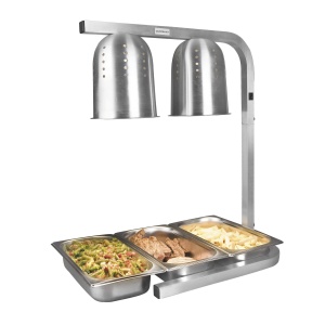 Lampa Infrarosu Profesionala Lacor 69061 550W Inaltime Reglabila Aluminiu - Img 3