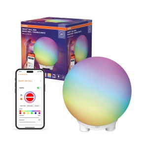 Lampa inteligenta Osram SMART WIFI, 4W, RGB, dimmabila, negru