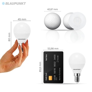 Lampa LED Blaupunkt E14, 6W, 510 Lumen, 6000K, 2 bucati - Img 4
