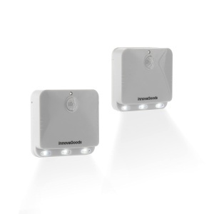 Lampa LED cu senzor de miscare InnovaGoods, portabila, 3x40 lm, gri - Img 2