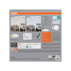 Lampa LED de Baie OSRAM SMART Matter Orbis, 24W, 1900lm, Alb - Img 6