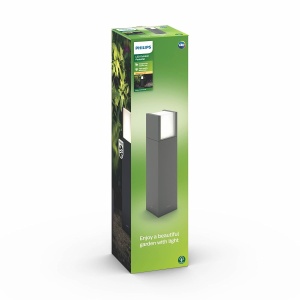 Lampa LED de exterior Philips Arbour, 6W, 2700K, culoare antracit