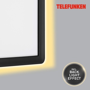 Lampa LED de exterior TELEFUNKEN, 16W, 2000 Lumen, IP44, Alb-Negru - Img 3