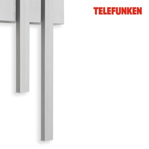 Lampa LED de Exterior TELEFUNKEN GRAZ, 2 Flacari, 8W, 780 Lumen, Argintie - Img 3