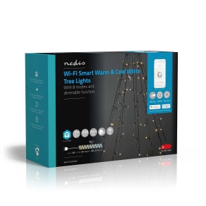 Lampa LED decorativa NEDIS SmartLife 200 LED-uri 10 x 2 m Wi-Fi