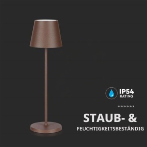 Lampa LED Dimmbara V-TAC VT-7522, 4400 mAh, Culoare Maro, IP54 - Img 8