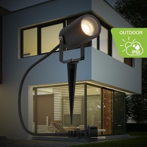 Lampa LED Exterioara TELEFUNKEN, 7W, Neagra, cu Protectie IP65 - Img 2