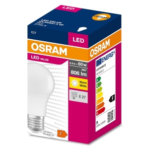 Lampa LED OSRAM E27, 8.50W, Lumina Calda 2700K, 10 Bucati - Img 4