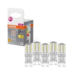 Lampa LED Osram G9, 5W, Sticla Clara, 320 Lumen, Lumina Calda