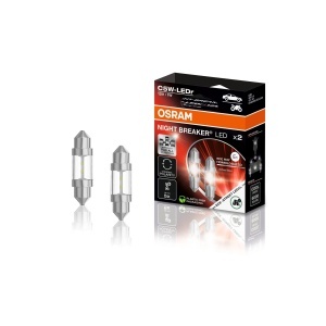 Lampa LED Osram NIGHT BREAKER C5W ECE, 6000K, 12V, 2 bucati