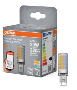 Lampa LED Osram SMART WiFi G9, 3.5W, 320lm, Alb ajustabil