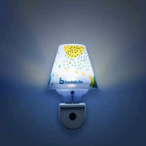 Lampa LED pentru copii Badabulle cu senzor de lumina, albastra, 100.000 ore - Img 2