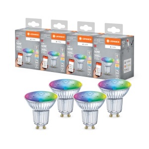 Lampa LED Reflektor Ledvance SMART MATTER, 4,9W, 350lm, GU10, Alb si RGB