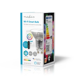 Lampa LED Smart NEDIS WIFILRC10GU10 345 lm 4.9 W RGB alb ajustabil - Img 6