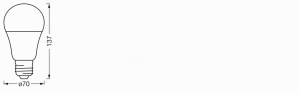 Lampa LED Smarte LEDVANCE E27, Dimmabila, 2700K, 3 bucati - Img 8
