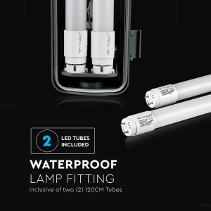 Lampa LED V-TAC 120 CM, 36W, IP65, 3400 Lumen, Culoare Kaltalb - Img 8