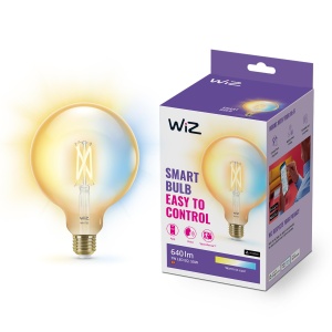 Lampa LED WiZ E27 Amber 50W, 640 lm, Design Vintage