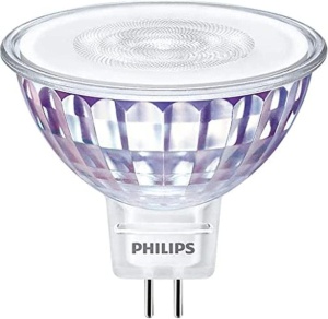 Lampa Philips LED Classic GU5.3, 50 W, reflector, argintiu, alb neutru