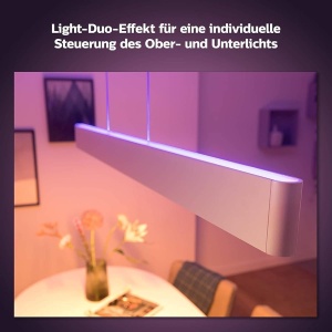 Lampa suspendata Philips Hue Ensis, 5500 lm, dimabila, alba, 16 milioane culori - Img 3