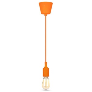 Lampa suspendata V-TAC model SKU.3484, E27, portocalie, 1000 mm - Img 8