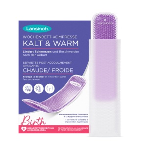 Lansinoh Postpartum Compress Cold & Warm - amelioreaza durerea si disconfortul dupa nastere