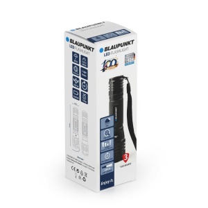 Lanterna LED Blaupunkt 300 lumeni, 5 moduri, zoom, IPX4 - Img 3