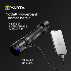 Lanterna tactica VARTA Night Cutter Pro F40R, 2000 lm, impermeabila, 5200 mAh - Img 5