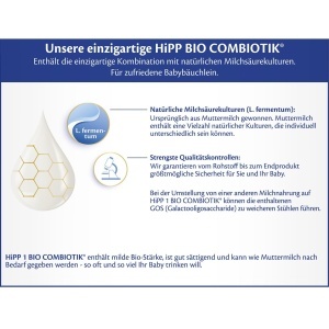 Laptele praf HiPP 1 Bio Combiotik 4 x 600g, cu culturi naturale si bio-starch - Img 5