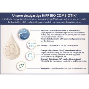 Laptele Praf HiPP 2 Bio Combiotik 600g, fara amidon, cu Omega-3 si vitamine - Img 4