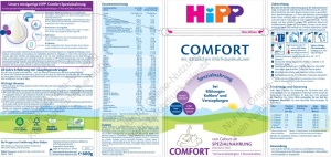 Laptele praf HiPP Comfort 4 x 600g, cu lactoza redusa, pentru colici si constipatie - Img 2