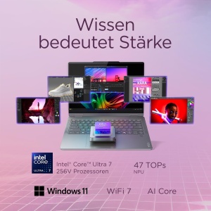 Laptop 2-in-1 Lenovo Yoga 7i 14 OLED Intel Core Ultra 7 16GB RAM 512GB SSD - Img 3