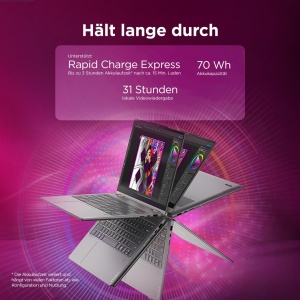 Laptop Convertible Lenovo Yoga 7i Aura Edition 14 OLED Intel Core Ultra 7 16GB RAM 1TB SSD Grau - Img 8