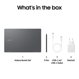 Laptop Convertible Samsung Galaxy Book5 360, Intel Core Ultra 7, 16GB RAM, 512GB, Gri - Img 7