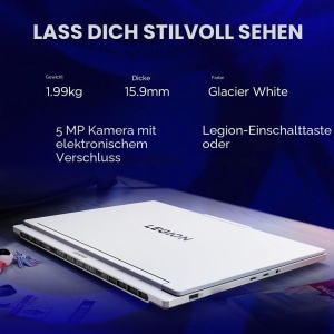 Laptop Gaming Lenovo Legion 7 - Display OLED WQXGA 16, RTX 5060 8GB, 32GB RAM, Alb - Img 5