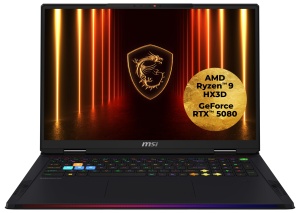 Laptop Gaming MSI Raider A18 HX, 18 UHD Mini-LED, AMD Ryzen 9, 64 GB RAM, 2 TB SSD