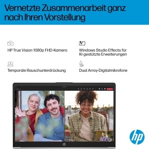 Laptop HP OmniBook 3, AMD Ryzen 5, 16GB RAM, 512GB SSD, 15.6 inch FHD, Argintiu - Img 4