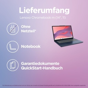 Laptop Lenovo Chromebook MediaTek Kompanio 540 8GB RAM 128GB UFS - Img 13