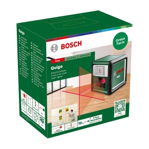 Laser cu linii incrucisate Bosch Quigo cu clema universala MM 2 (aliniere simpla si precisa cu pozitionare flexibila a sculei datorita clemei, in cutie) - Img 2