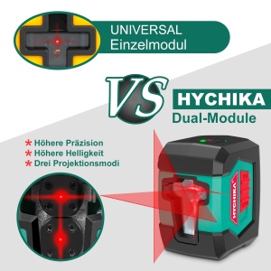 Laser multifunctional HYCHIKA Kreuzlinienlaser 15M cu auto-nivelare si suport magnetic - Img 2
