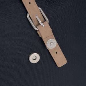 LASSIG Geanta de scutece, saltea de infasat, accesoriu pentru carucior, suport pentru sticle produs in mod durabil/GRE Rucsac Rolltop, albastru (albastru de noapte) - Img 8