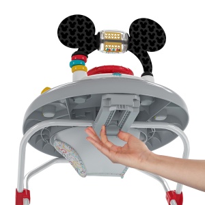 Lauflernhilfe Micky Maus Disney cu Statia de Joaca Detasabila, Lichte si Muzica, Albastra - Img 9