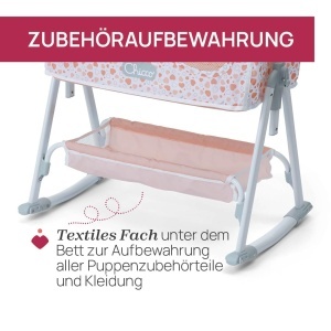 Leagan pentru papusi Chicco Next2Me, inalt adjustable, cu detalii realiste - Img 5