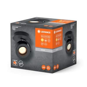 LEDVANCE DECOR SPOT VENUS, 5.5W, 210lm, negru, spot, capete reglabile, versatil, spot interior, culoare alb cald, optica de inalta calitate, instalare usoara - Img 7