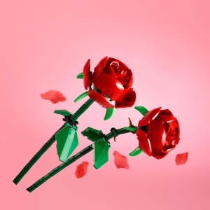 LEGO Botanicals 40460 Set Decorativ Flori Rosii pentru Constructie Compatibil cu Alte Seturi - Img 4