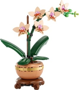 LEGO Botanicals Mini orhidee - Set de flori artificiale - Decoratiuni pentru sufragerie sau birou - Cadou pentru femei si barbati - Plante artificiale - Img 10