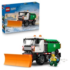 LEGO City 60490 Masina de Deszapezire cu Lama Mobila si Functie de Imprastiere